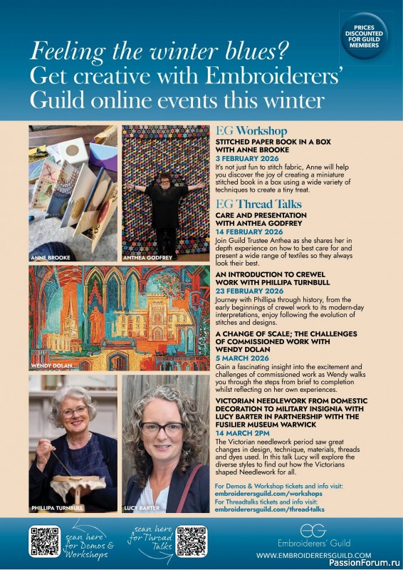 Коллекция проектов для рукодельниц в журнале &laquo;Stitch Magazine №159 2026&raquo;