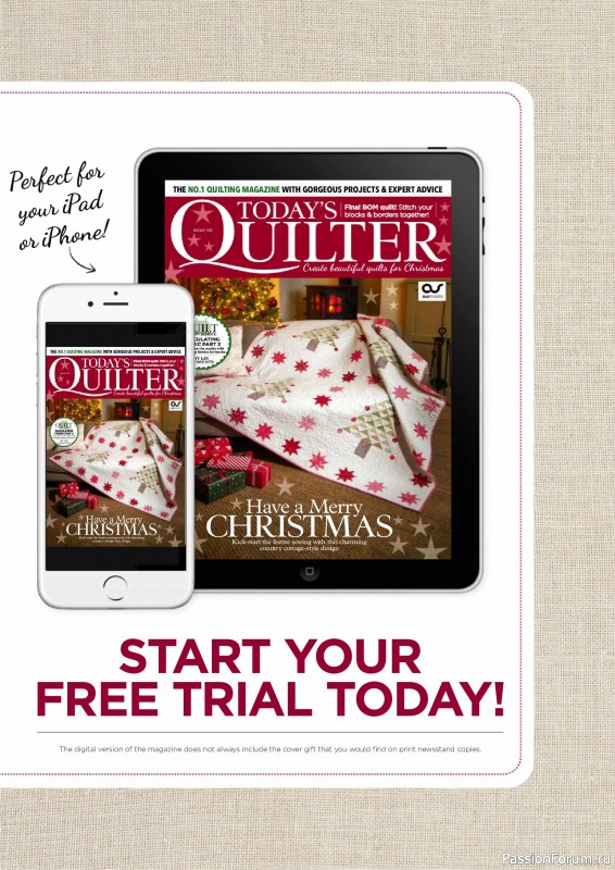 Коллекция проектов для рукодельниц в журнале «Todays Quilter №132 2025»