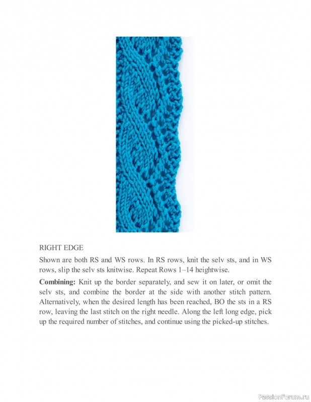 Коллекция узоров спицами в книге «The New Knitting Stitch Dictionary»