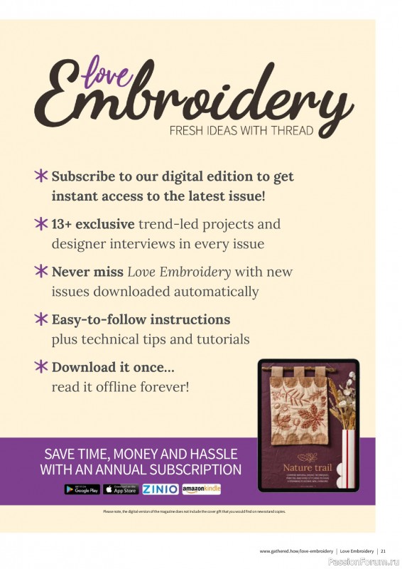 Коллекция вышивки в журнале «Love Embroidery №69 2025»