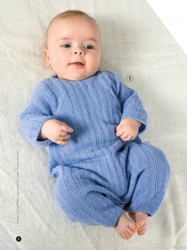 Вязаные модели для детей в журнале «Baby Maschenmode Sonderheft BM 015 2026»