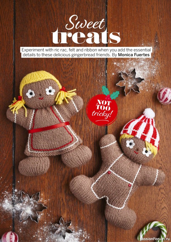 Вязаные проекты крючком в журнале «Simply Knitting - Your Knitted Christmas - 2025»