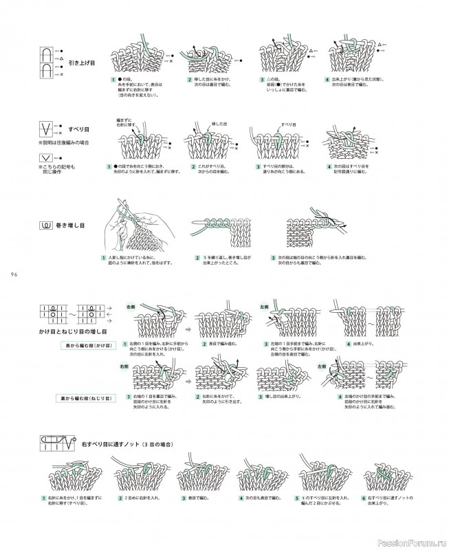 Вязаные проекты в книге «Daruma Pattern Book 11»