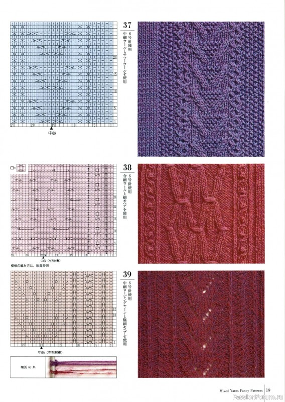 Вязаные проекты в книге «Fun of Color Patterns 200».