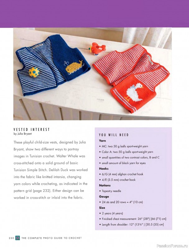 Вязаные проекты в книге «The Complete Photo Guide to Crochet». Часть 2.