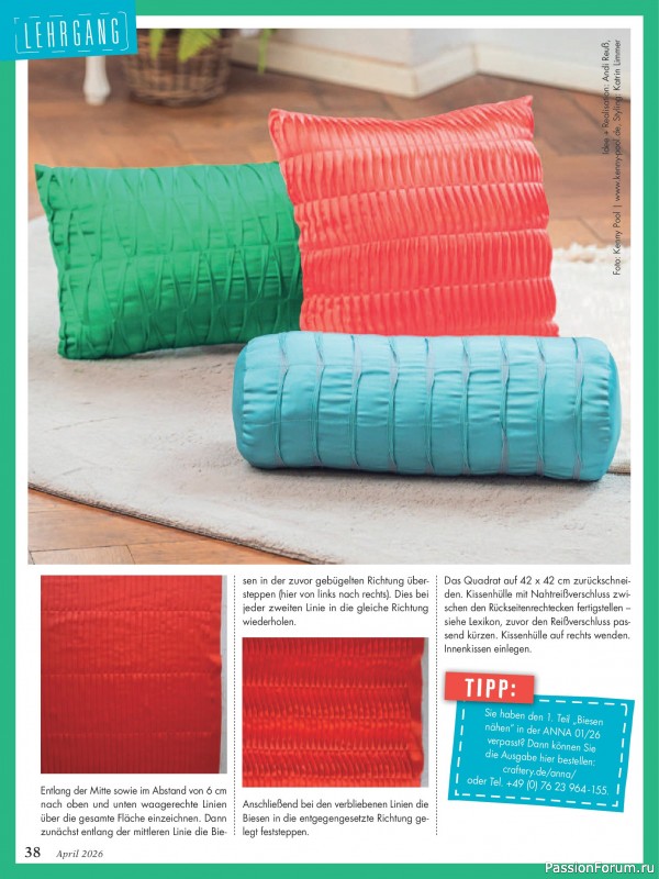 Коллекция проектов для рукодельниц в журнале &laquo;Anna №4 2026&raquo;