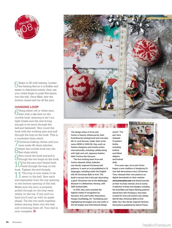 Коллекция проектов для рукодельниц в журнале «Australian Homespun - October-November 2025»