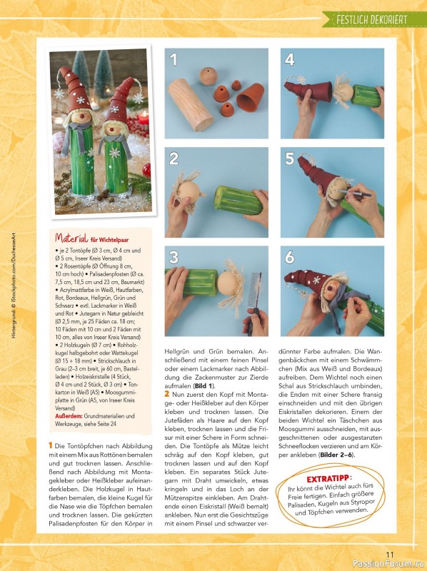 Коллекция проектов для рукодельниц в журнале «Mein Deko und Bastelspass №60 2025»