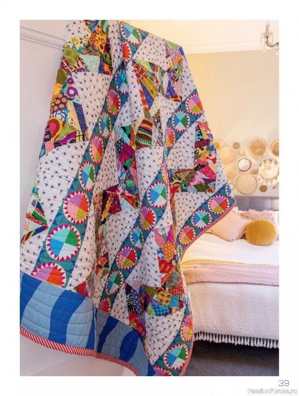 Коллекция проектов для рукодельниц в журнале «Quilters Companion №136 2025»