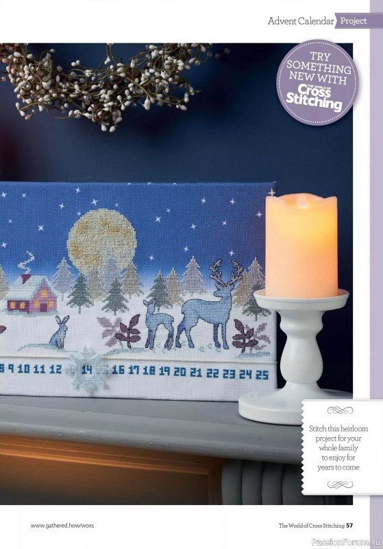 Коллекция вышивки в журнале «The World of Cross Stitching - Special 2023»