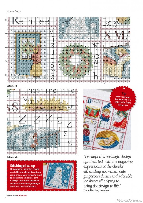 Коллекция вышивки в журнале «Ultimate CrossStitch – Christmas 2026»