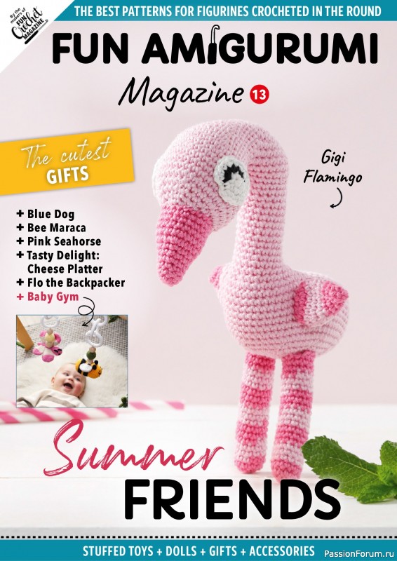 Вязаные проекты крючком в журнале «Fun Crochet Magazine №13 2025»