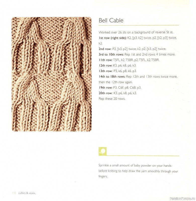 Вязаные проекты в книге &laquo;Cables & Aran Stitches-250 to Knit&raquo;