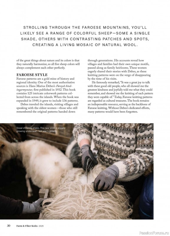 Вязаные проекты в журнале «Farm & Fiber Knits - Fall 2025»