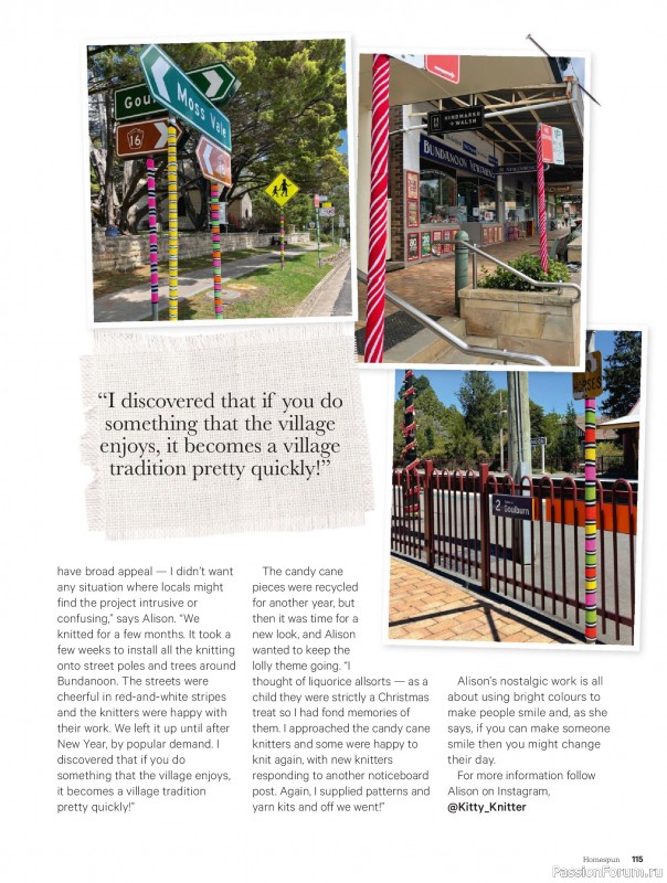 Коллекция проектов для рукодельниц в журнале «Australian Homespun №228 2025»