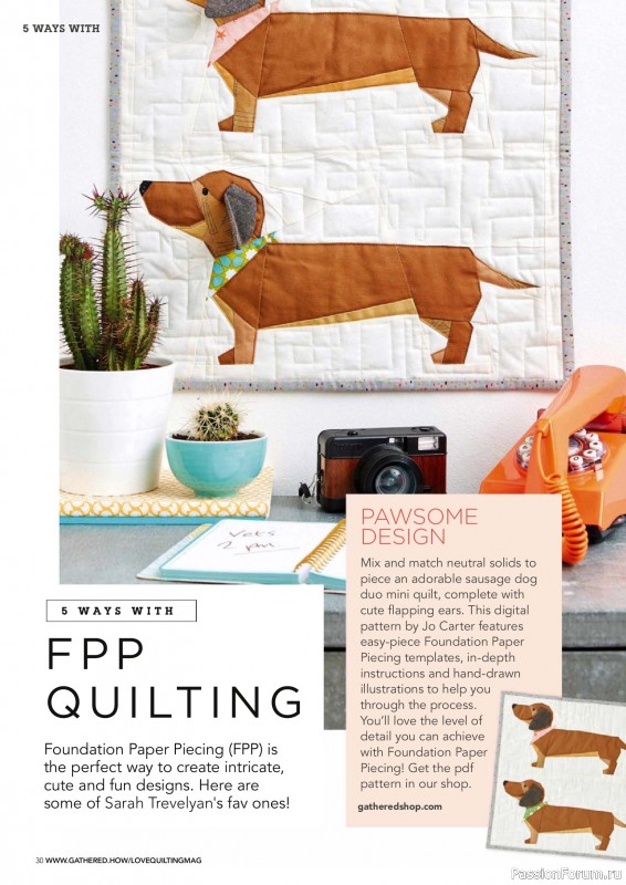 Коллекция проектов для рукодельниц в журнале «Love Patchwork & Quilting №153 2025»