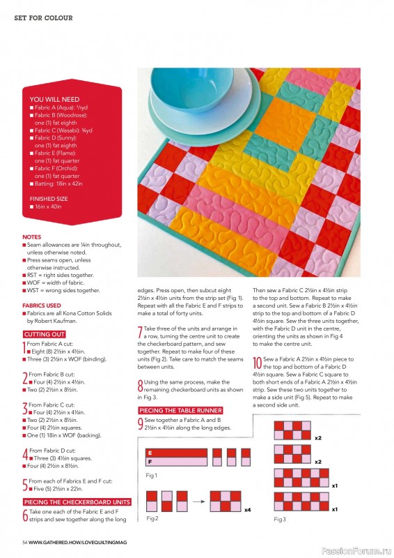 Коллекция проектов для рукодельниц в журнале «Love Patchwork & Quilting №153 2025»