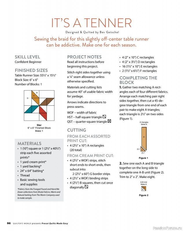 Коллекция проектов для рукодельниц в журнале &laquo;Quilter's World Specials - Late Spring 2026&raquo;