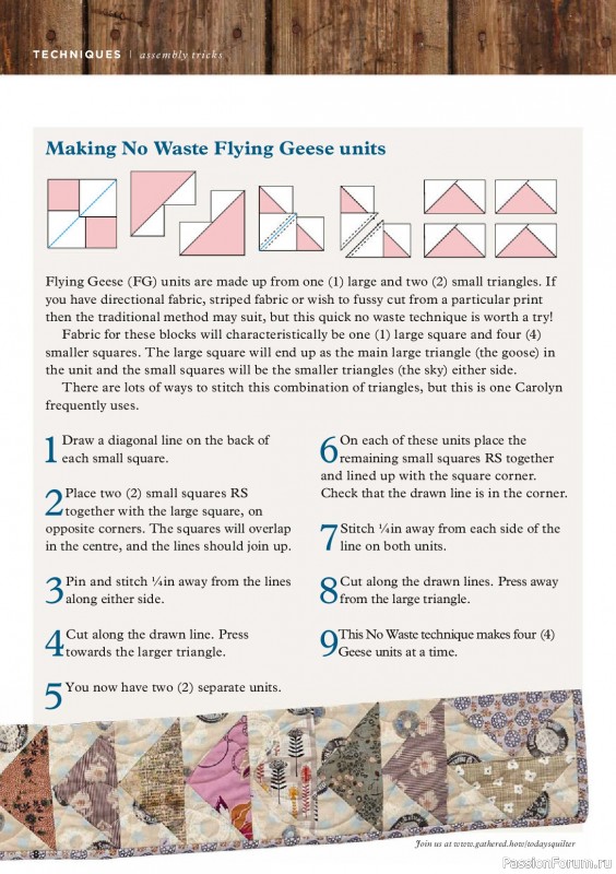 Коллекция проектов для рукодельниц в журнале «Todays Quilter №135 2025»