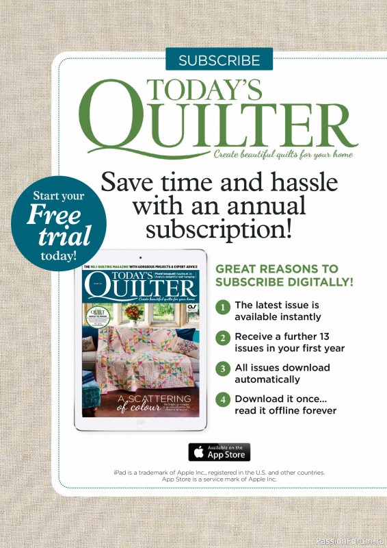 Коллекция проектов для рукодельниц в журнале &laquo;Todays Quilter №140 2026&raquo;