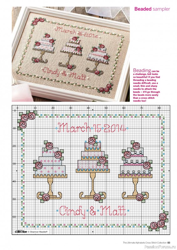 Коллекция вышивки в журнале «Cross Stitch Collection - The Ultimate Alphabets 2026»