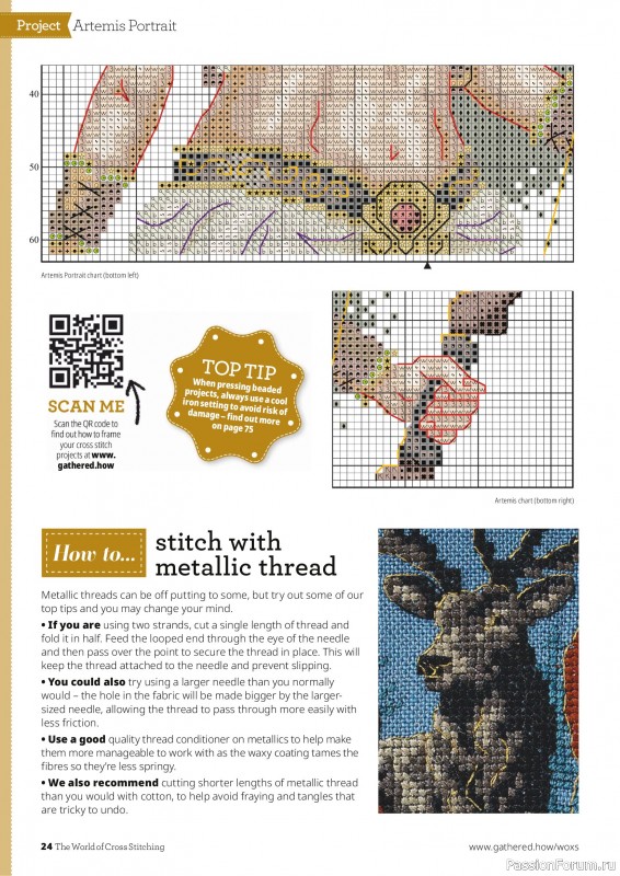 Коллекция вышивки в журнале «The World of Cross Stitching №374 2026»