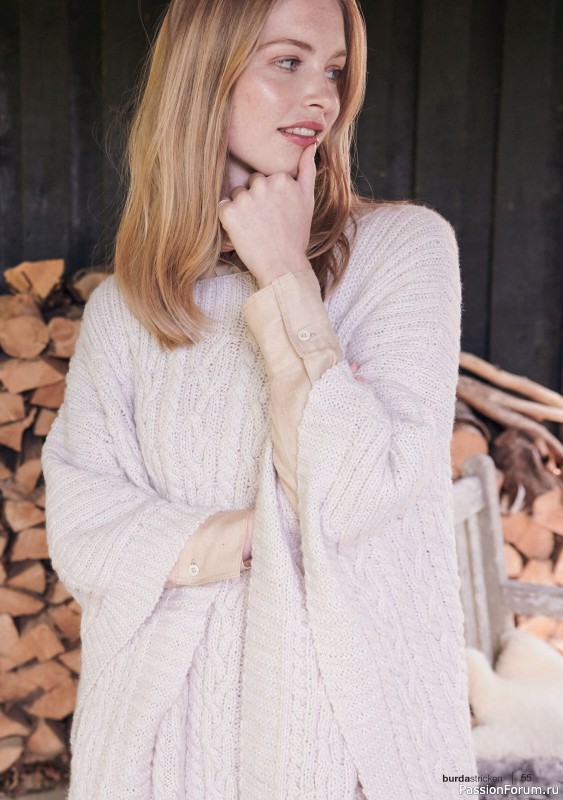 Вязаные модели в журнале «Burda Stricken №6 2022»