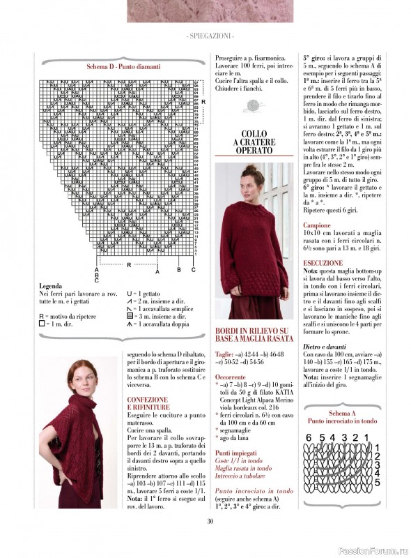 Вязаные модели в журнале «Piu Maglia №50 2025»