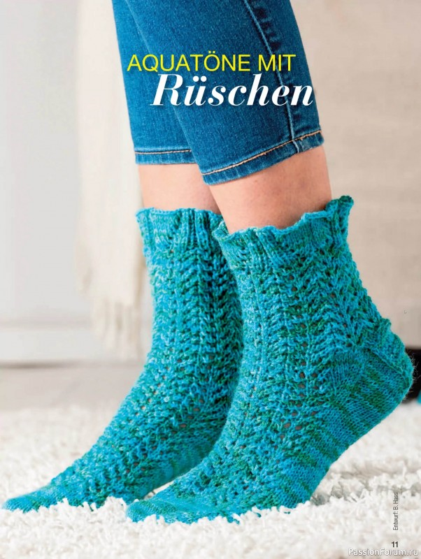 Вязаные проекты спицами в журнале «Sandra Sonderheft SA312 2025»