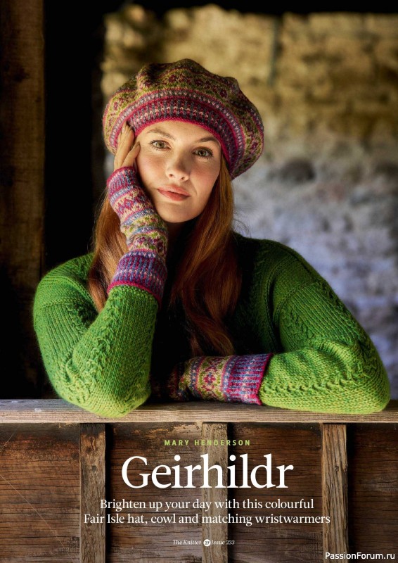 Вязаные проекты спицами в журнале «The Knitter №232 2026»