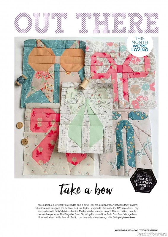 Коллекция проектов для рукодельниц в журнале «Love Patchwork & Quilting №149 2025»