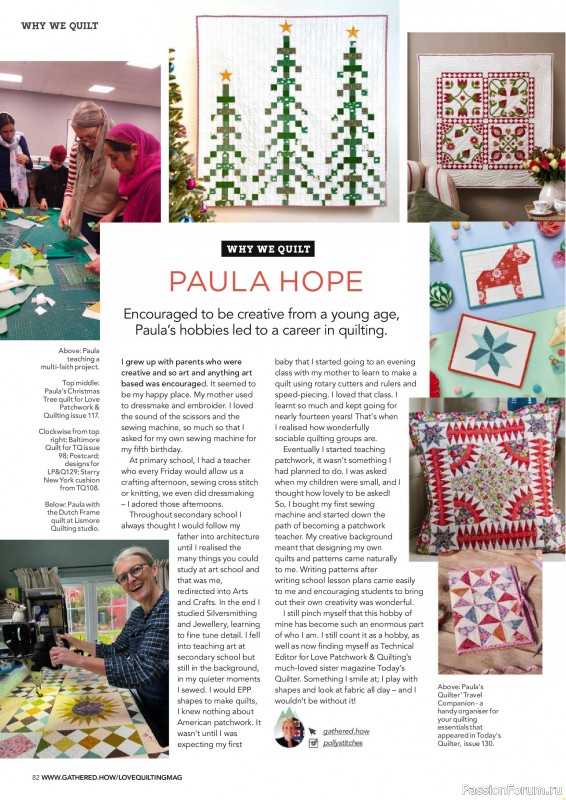 Коллекция проектов для рукодельниц в журнале &laquo;Love Patchwork & Quilting №158 2025&raquo;