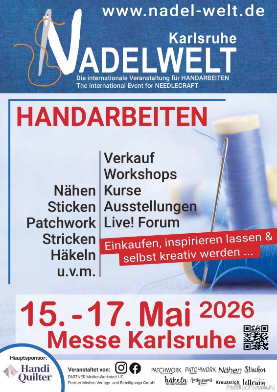 Коллекция проектов для рукодельниц в журнале &laquo;Patchwork das Magazin №3 2026&raquo;