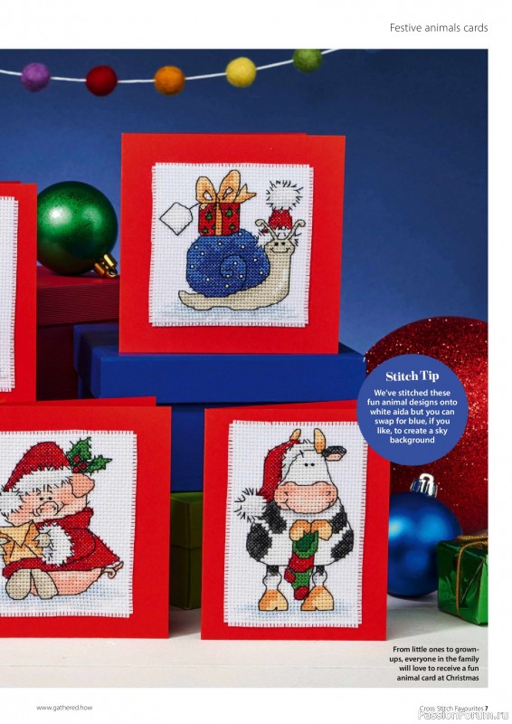 Коллекция вышивки в журнале «Cross Stitch Favourites - Christmas 2026»