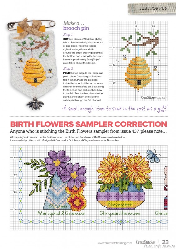 Коллекция вышивки в журнале &laquo;CrossStitcher №438 2026&raquo;