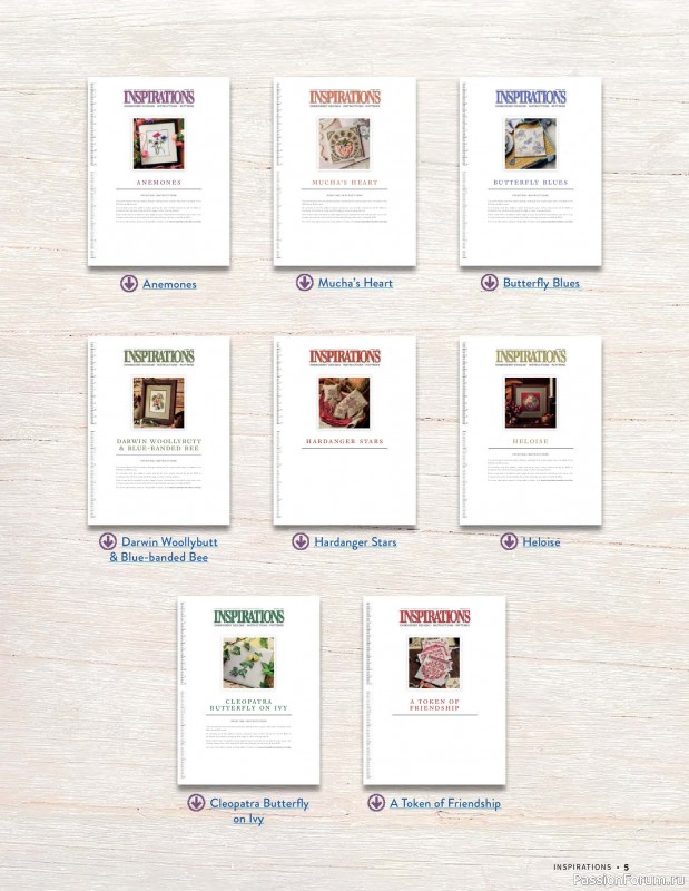 Коллекция вышивки в журнале &laquo;Inspirations №130 2026&raquo;