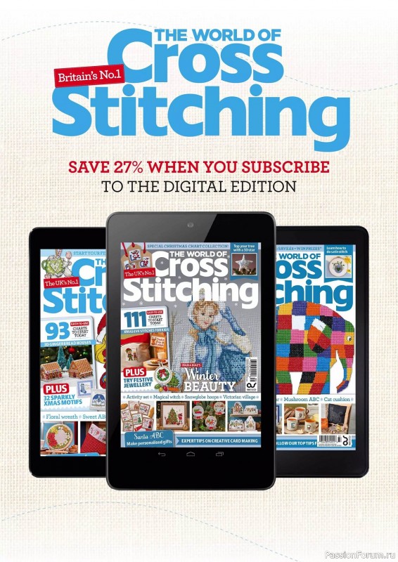 Коллекция вышивки в журнале «The World of Cross Stitching - Special 2023»