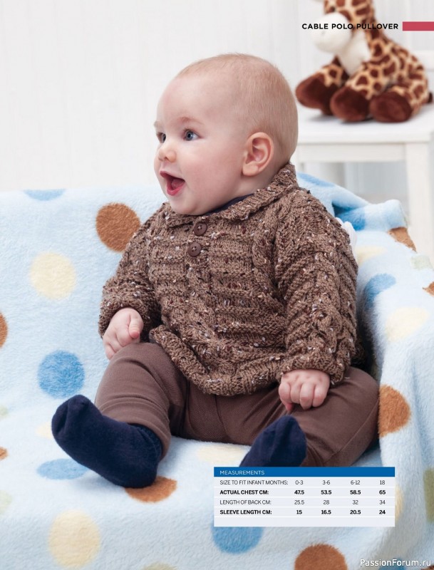 Вязаные модели для детей в журнале «Knitting Baby & Beyond - April 2024»