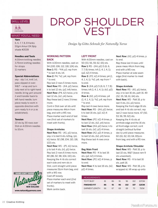 Вязаные модели спицами в журнале &laquo;Creative Knitting №91 2025&raquo;