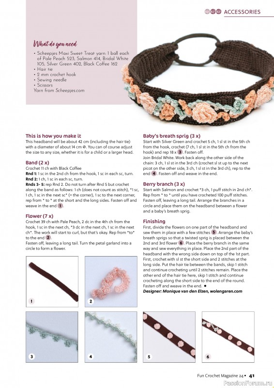 Вязаные проекты крючком в журнале «Fun Crochet Magazine №24 2025»