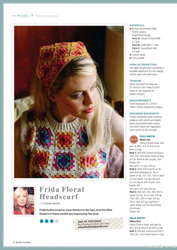Вязаные проекты крючком в журнале «Inside Crochet №149 2022»