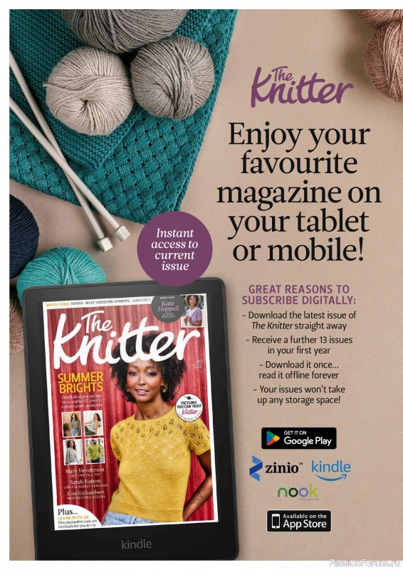 Вязаные проекты спицами в журнале &laquo;The Knitter №231 2026&raquo;