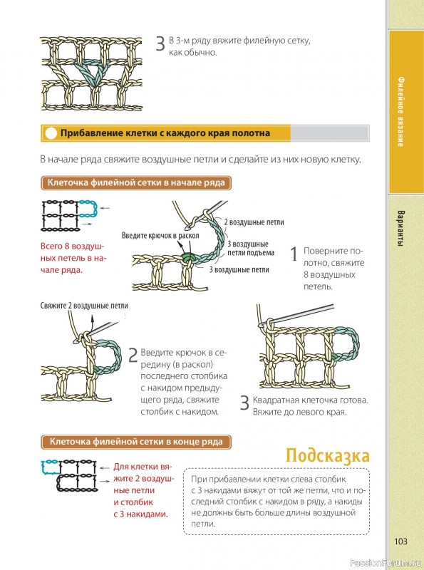 Вязаные проекты в книге &laquo;Ажурное вязание крючком&raquo;. Продолжение