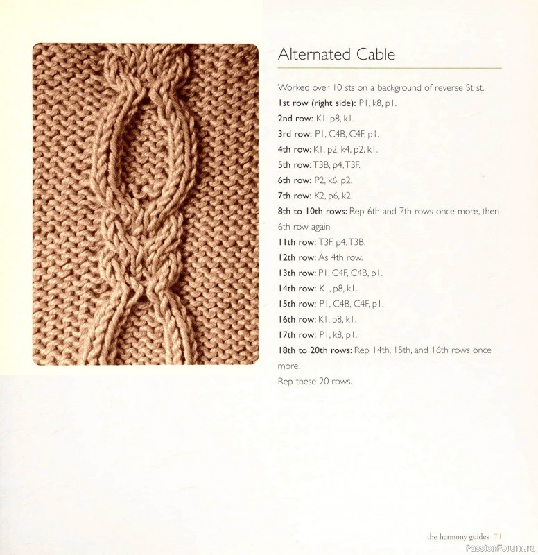 Вязаные проекты в книге &laquo;Cables & Aran Stitches-250 to Knit&raquo;