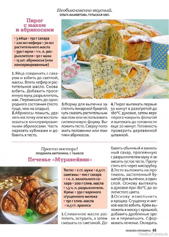 Коллекция кулинарных рецептов в журнале «Люблю готовить! №9 2025»