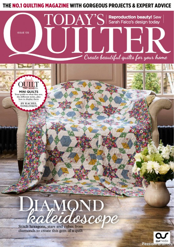 Коллекция проектов для рукодельниц в журнале «Todays Quilter №135 2025»