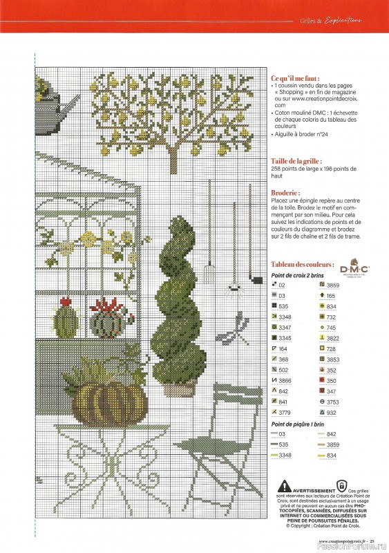Коллекция вышивки в журнале «Creation Point de Croix №111 2025»