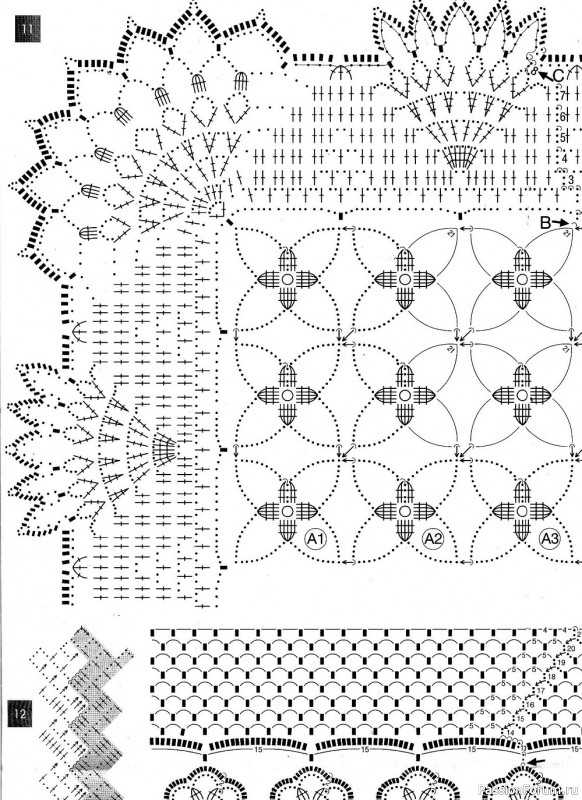 Вязаные модели крючком в журнале «Kreativ Trend Magazin №4 2005»