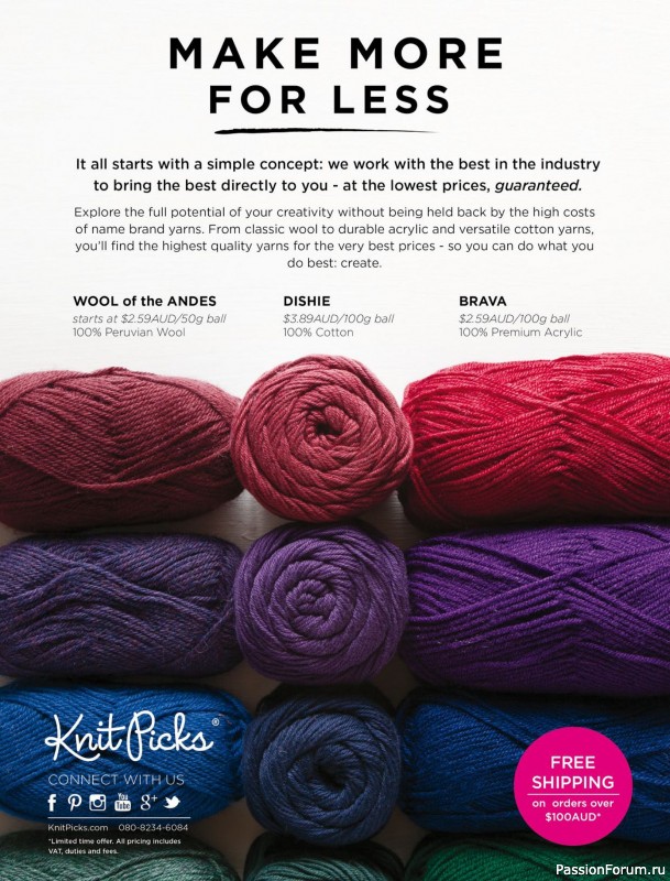 Вязаные модели спицами в журнале &laquo;Australian Knitting &ndash; Vol.17 №4 2026&raquo;