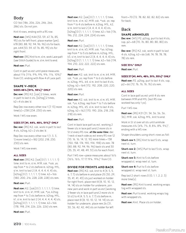 Вязаные проекты в книге &laquo;100 Knits: Interweave's Ultimate Pattern Collection&raquo;. Часть 3